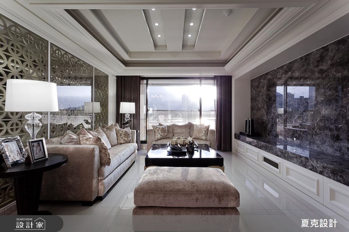 60坪新成屋(5年以下)＿混搭風客廳案例圖片＿夏克設計＿夏克_09之6