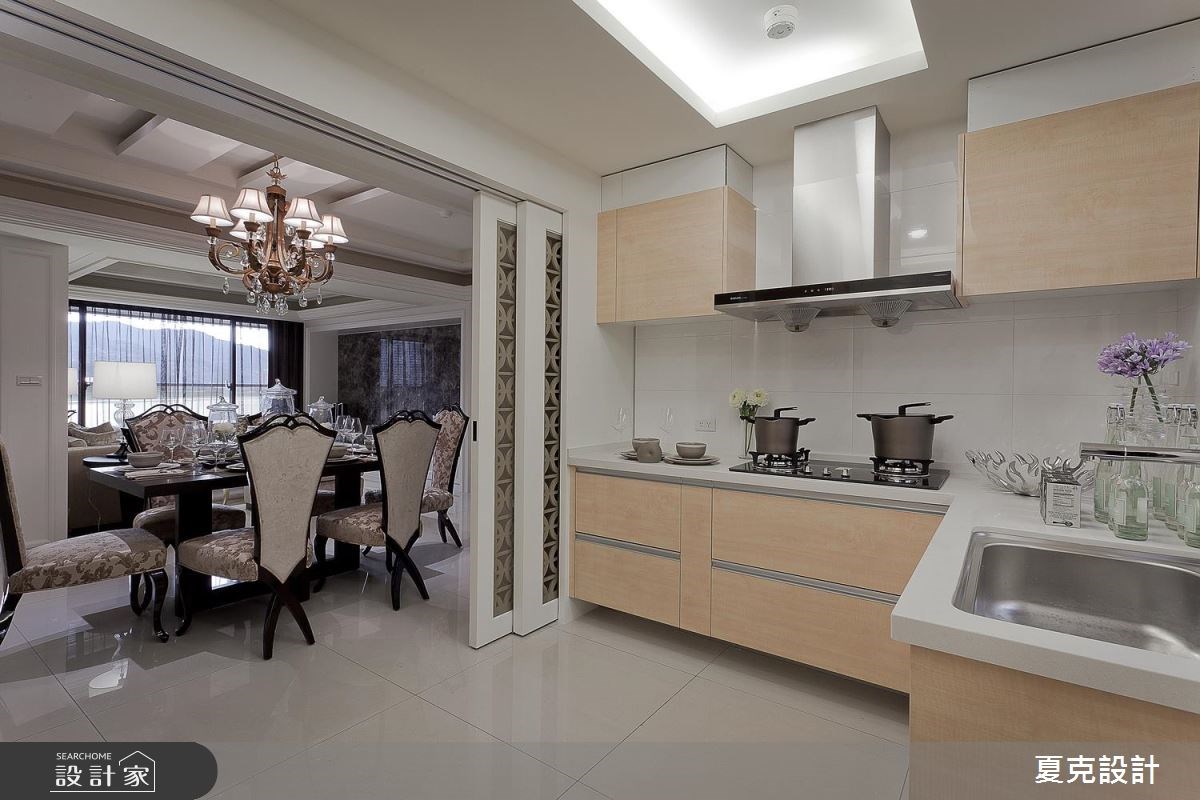 60坪新成屋(5年以下)＿混搭風餐廳廚房案例圖片＿夏克設計＿夏克_09之14