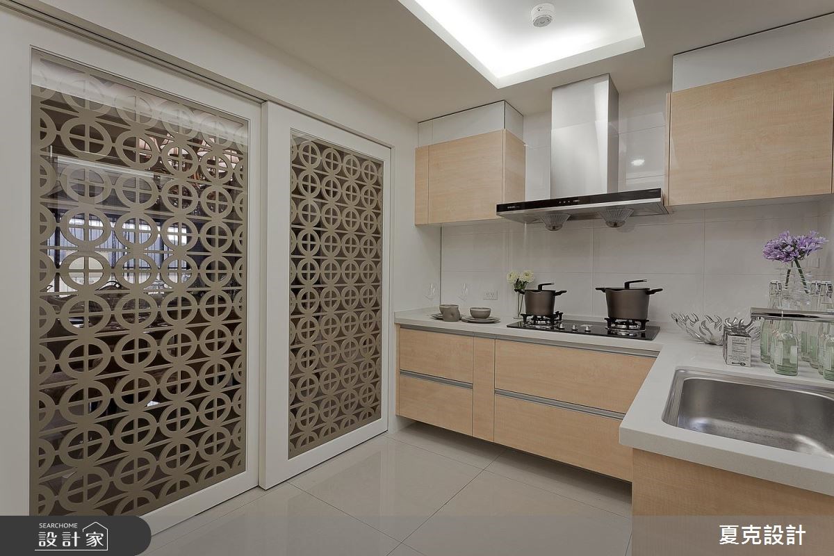 60坪新成屋(5年以下)＿混搭風廚房案例圖片＿夏克設計＿夏克_09之15