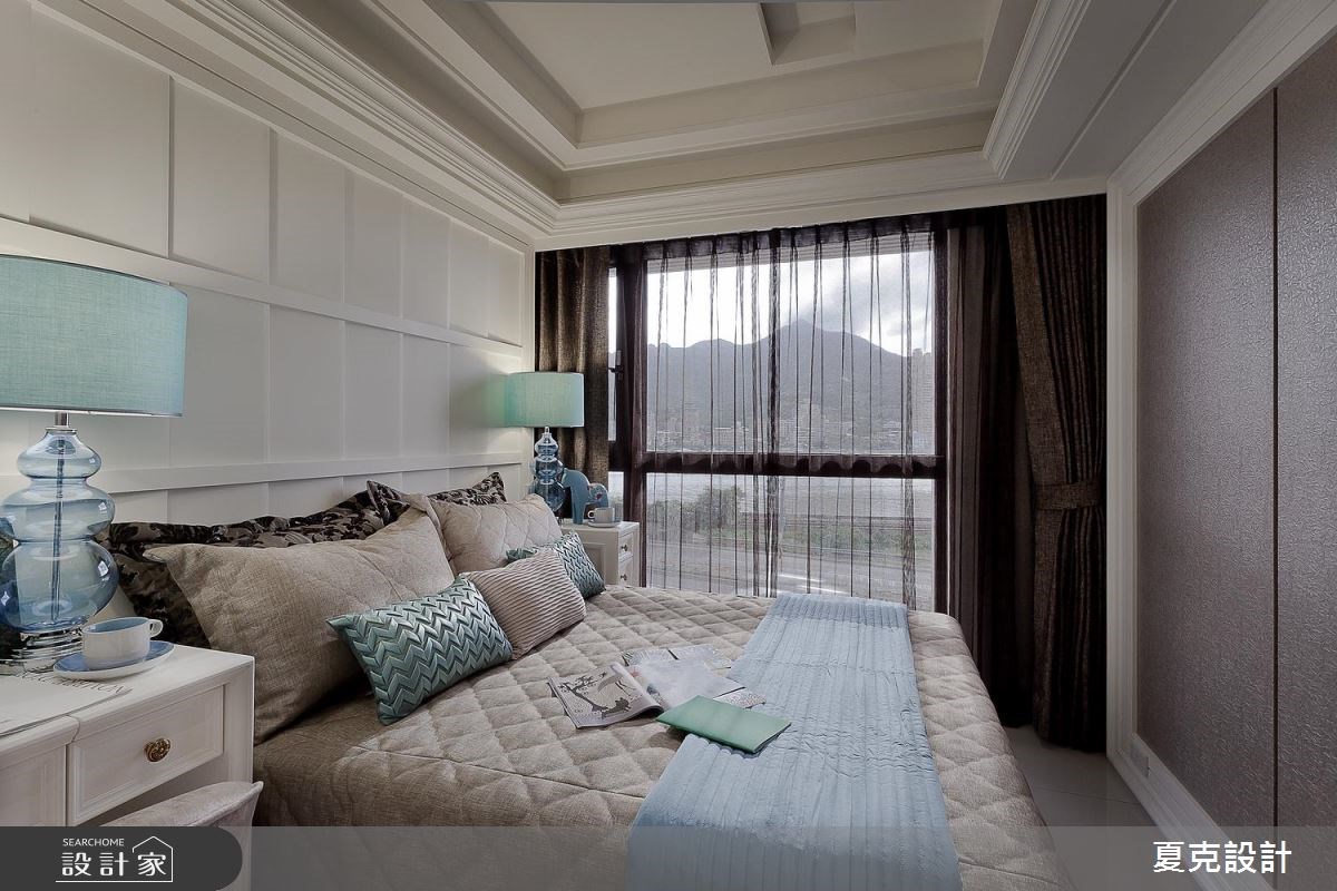60坪新成屋(5年以下)＿混搭風臥室案例圖片＿夏克設計＿夏克_09之24