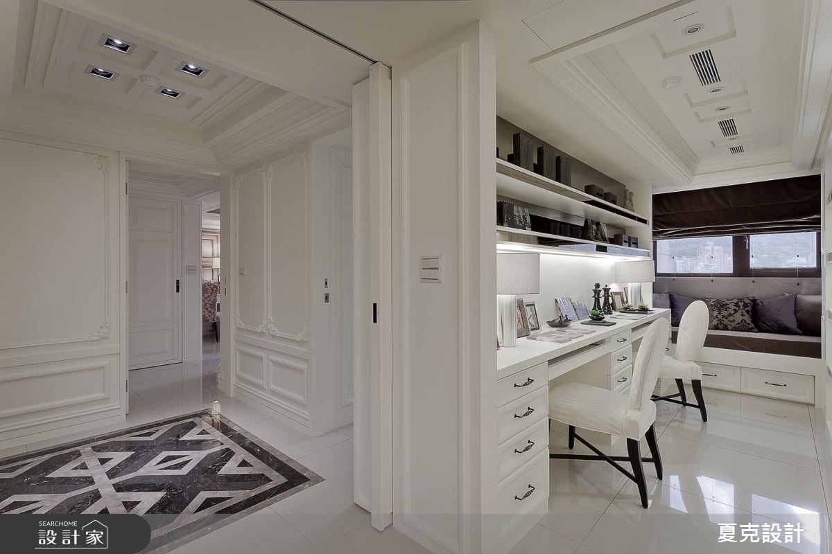 60坪新成屋(5年以下)＿混搭風書房案例圖片＿夏克設計＿夏克_09之26