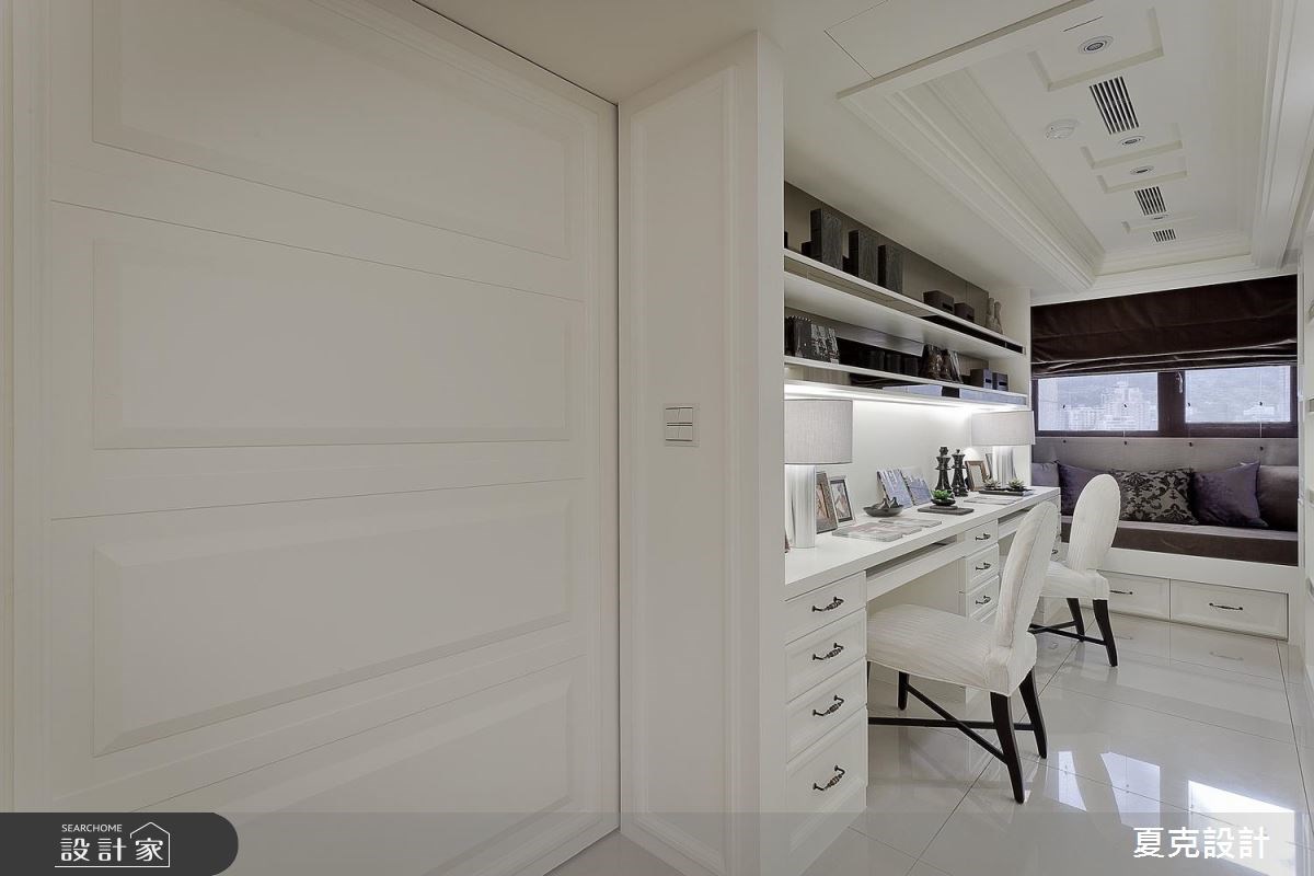 60坪新成屋(5年以下)＿混搭風書房案例圖片＿夏克設計＿夏克_09之27