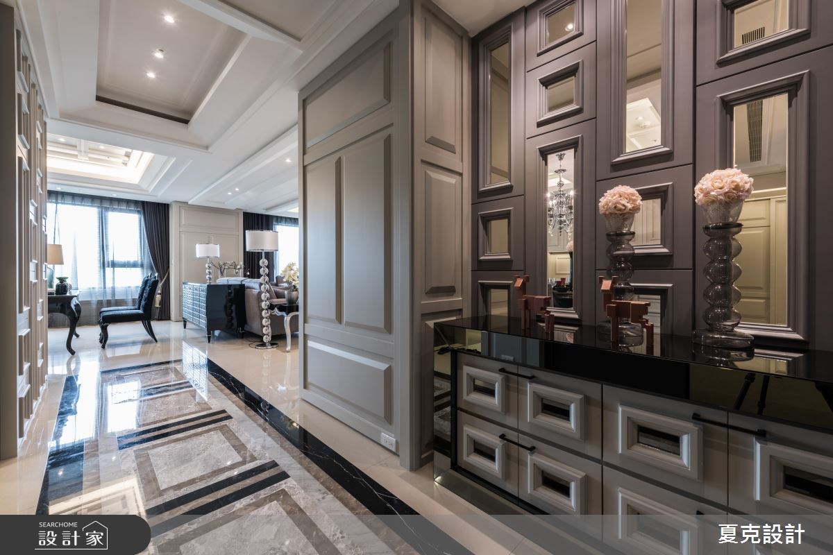 113坪新成屋(5年以下)＿新古典玄關案例圖片＿夏克設計＿夏克_11之2
