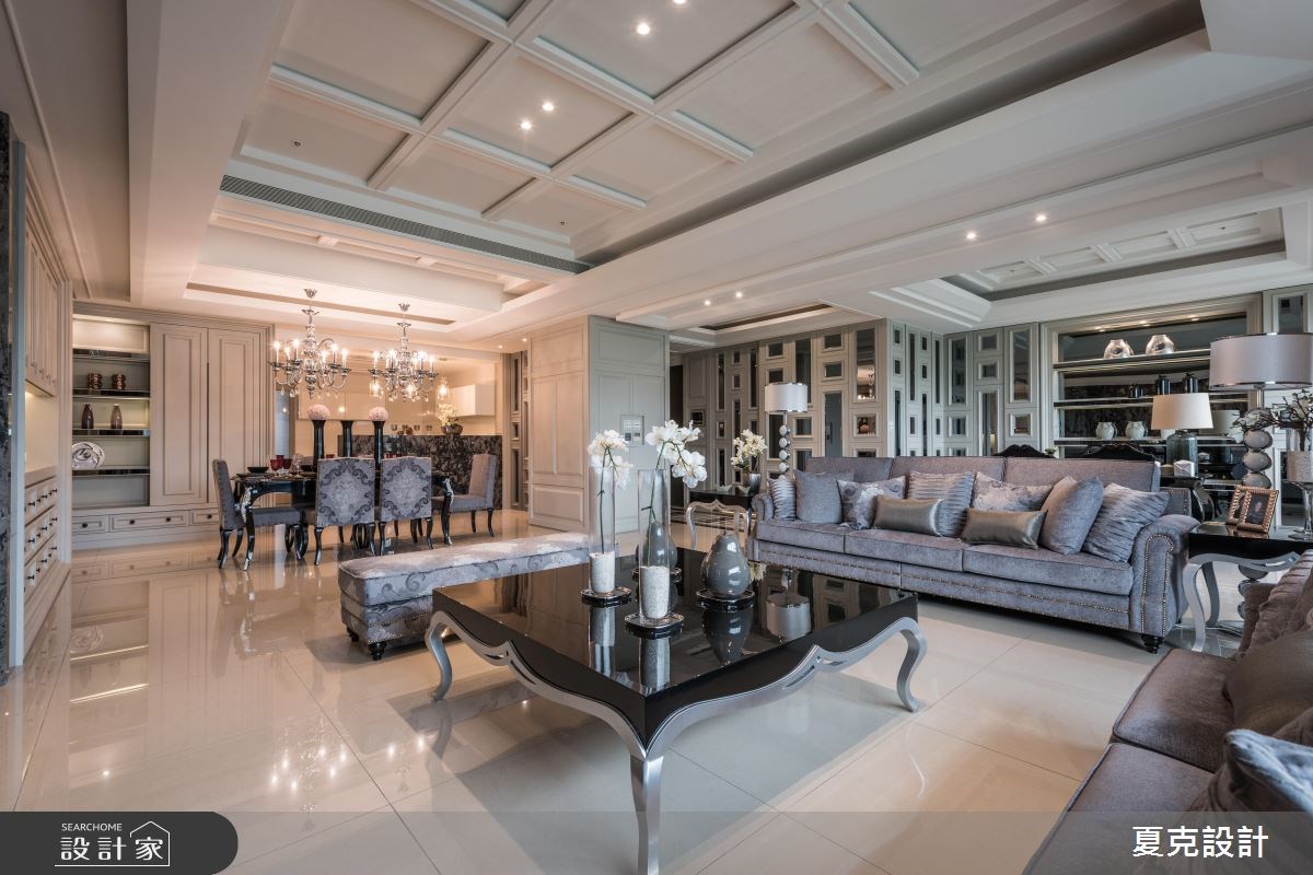 113坪新成屋(5年以下)＿新古典客廳案例圖片＿夏克設計＿夏克_11之7
