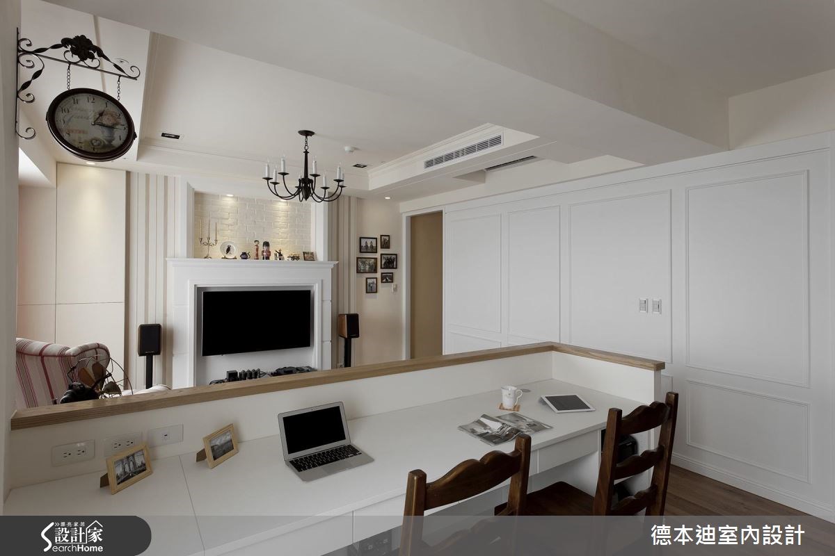 30坪預售屋＿美式風書房案例圖片＿德本迪室內設計有限公司＿德本迪_01之3