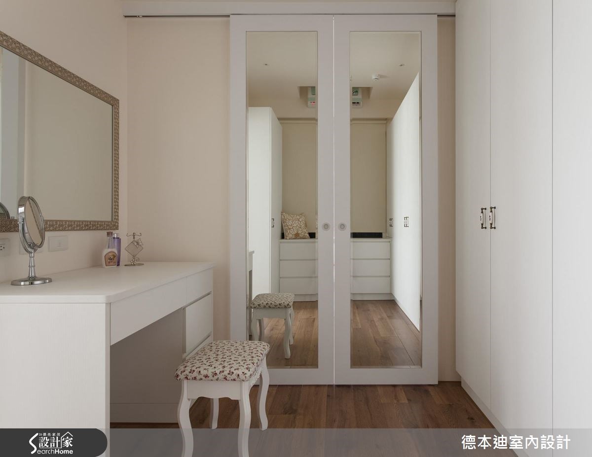 30坪預售屋＿美式風更衣間案例圖片＿德本迪室內設計有限公司＿德本迪_01之16