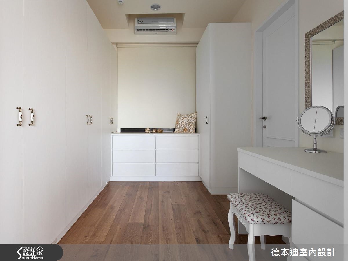 30坪預售屋＿美式風更衣間案例圖片＿德本迪室內設計有限公司＿德本迪_01之17