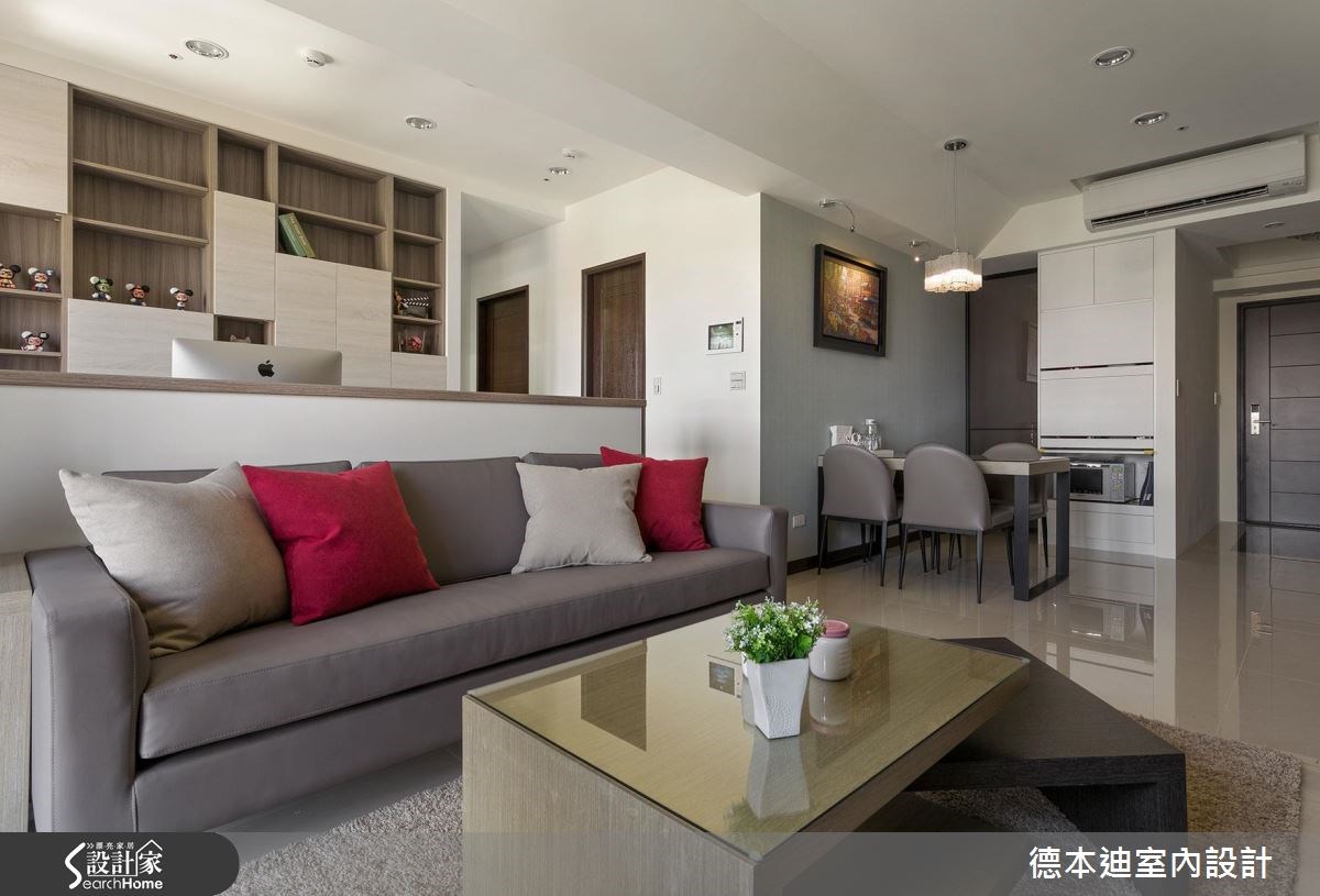 23坪預售屋＿現代風客廳案例圖片＿德本迪室內設計有限公司＿德本迪_03之11