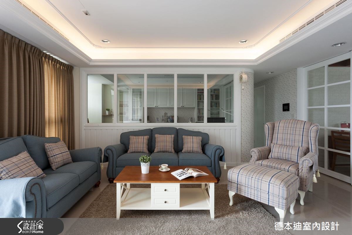 42坪預售屋＿美式風客廳案例圖片＿德本迪室內設計有限公司＿德本迪_04之15