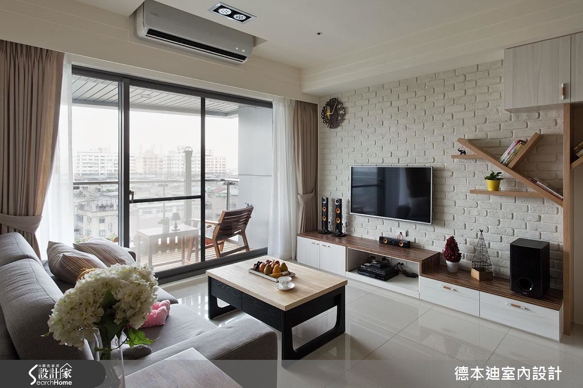 23坪預售屋＿北歐風客廳陽台案例圖片＿德本迪室內設計有限公司＿德本迪_05之9
