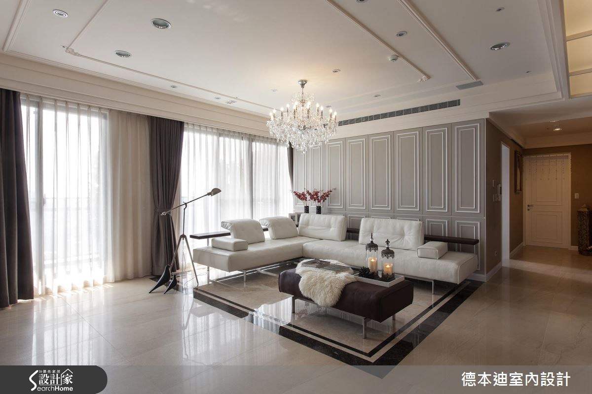 65坪新成屋(5年以下)＿新古典客廳案例圖片＿德本迪室內設計有限公司＿德本迪_06之6