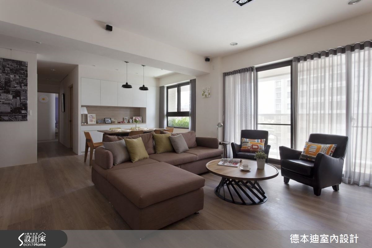 30坪新成屋(5年以下)＿北歐風客廳案例圖片＿德本迪室內設計有限公司＿德本迪_07之9