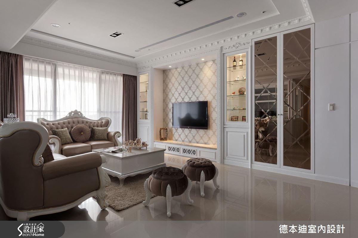 40坪新成屋(5年以下)＿新古典客廳案例圖片＿德本迪室內設計有限公司＿德本迪_12之8