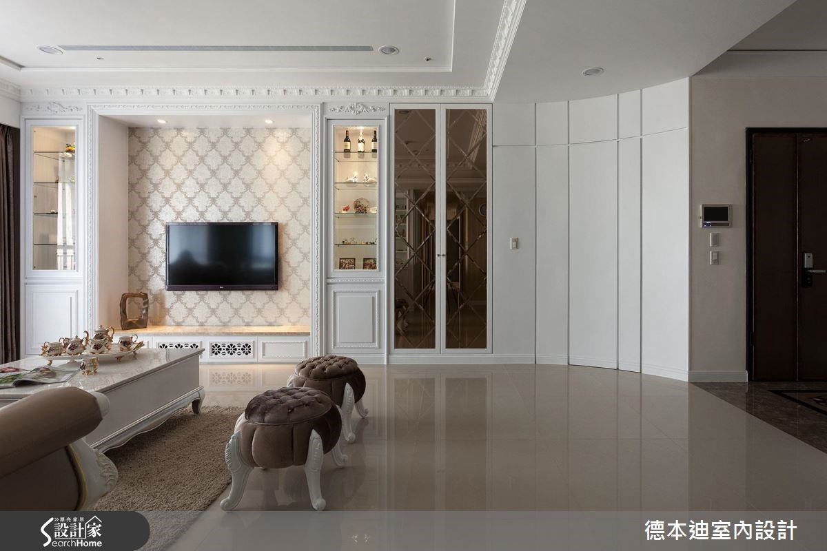 40坪新成屋(5年以下)＿新古典客廳案例圖片＿德本迪室內設計有限公司＿德本迪_12之9