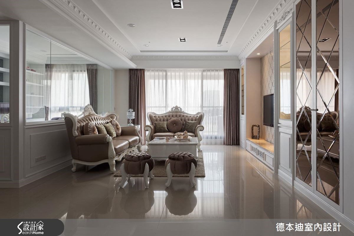 40坪新成屋(5年以下)＿新古典客廳案例圖片＿德本迪室內設計有限公司＿德本迪_12之10