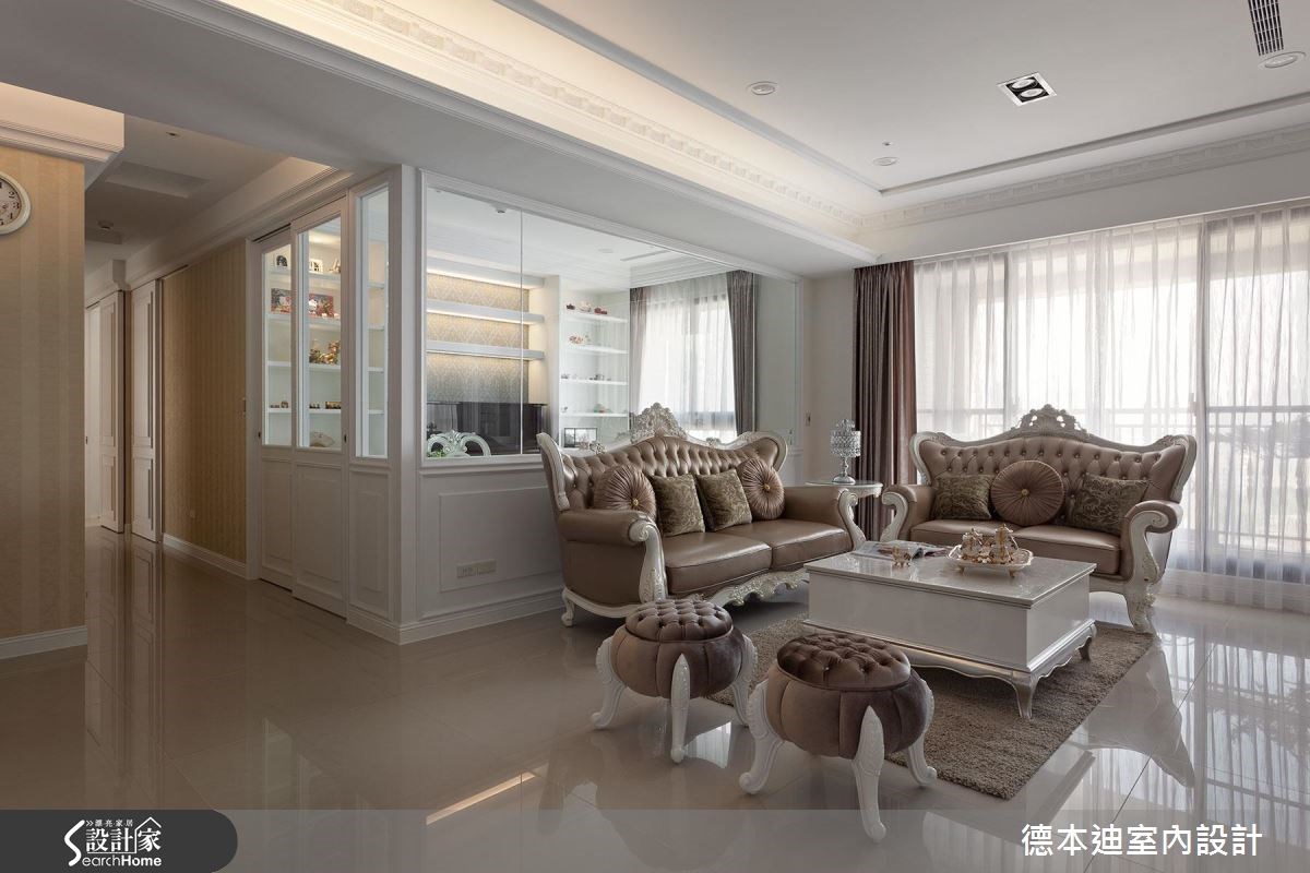 40坪新成屋(5年以下)＿新古典客廳案例圖片＿德本迪室內設計有限公司＿德本迪_12之11
