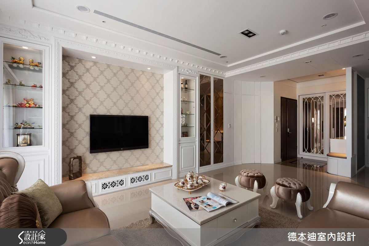 40坪新成屋(5年以下)＿新古典客廳案例圖片＿德本迪室內設計有限公司＿德本迪_12之14