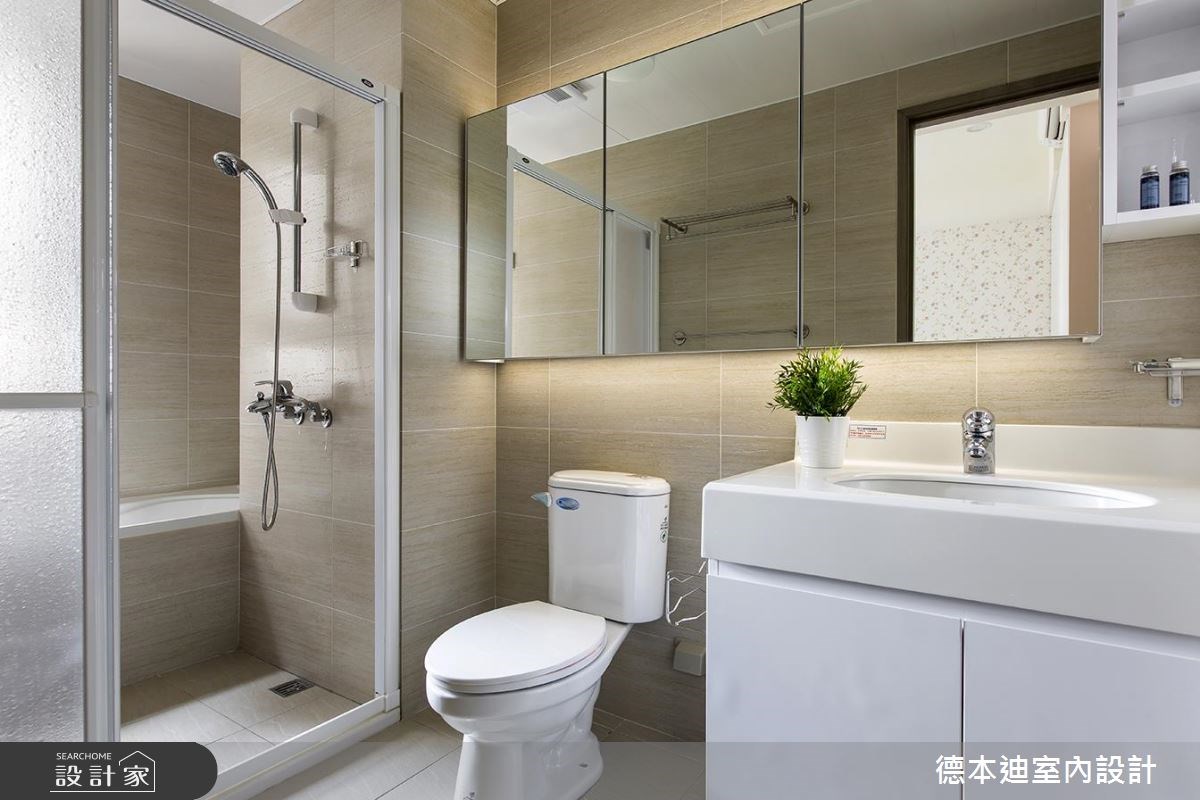 25坪新成屋(5年以下)＿混搭風浴室案例圖片＿德本迪室內設計有限公司＿德本迪_18之15