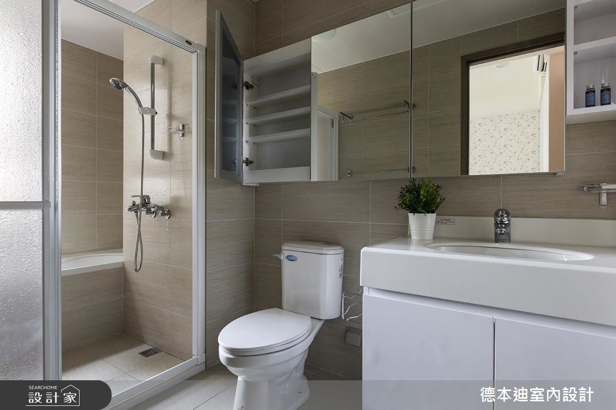 25坪新成屋(5年以下)＿混搭風浴室案例圖片＿德本迪室內設計有限公司＿德本迪_18之16