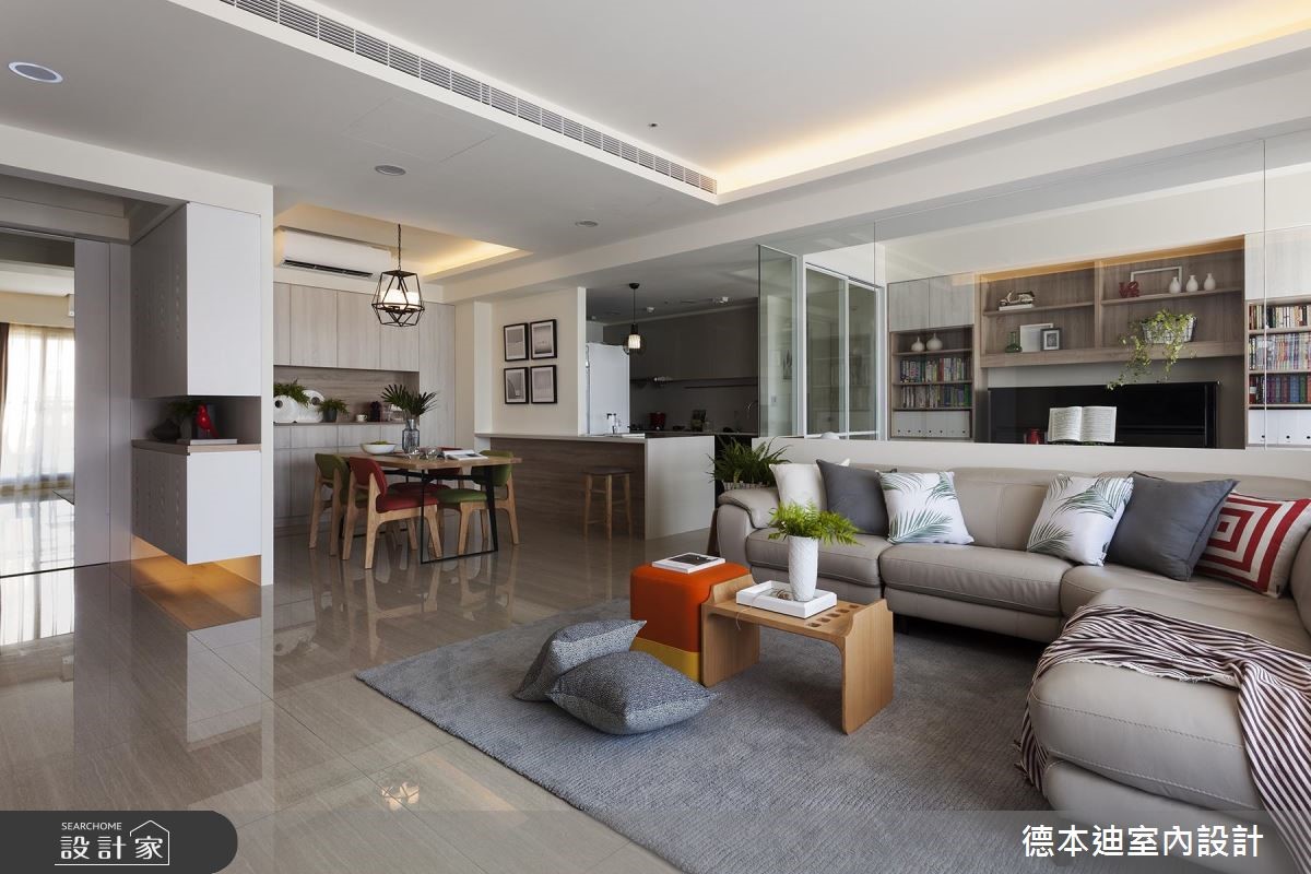 35坪新成屋(5年以下)＿混搭風客廳案例圖片＿德本迪室內設計有限公司＿德本迪_20之11
