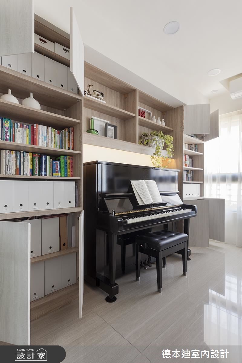 35坪新成屋(5年以下)＿混搭風書房案例圖片＿德本迪室內設計有限公司＿德本迪_20之22