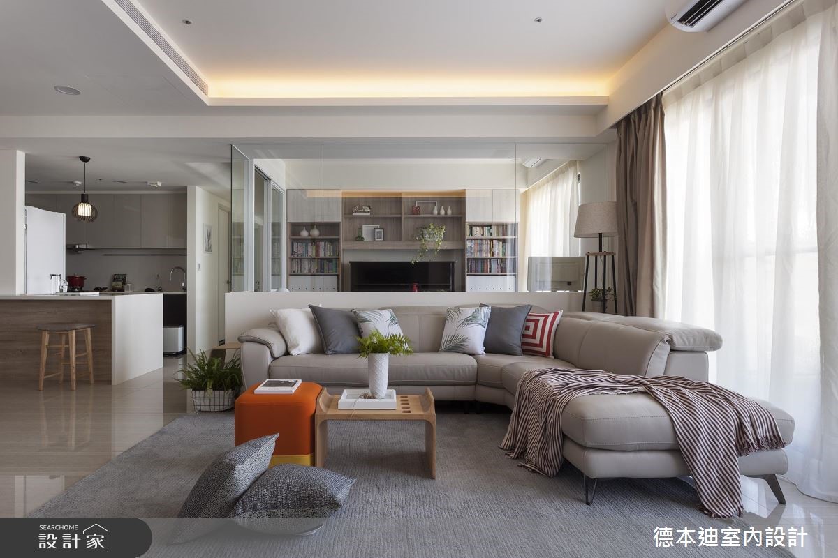 35坪新成屋(5年以下)＿混搭風客廳案例圖片＿德本迪室內設計有限公司＿德本迪_20之10
