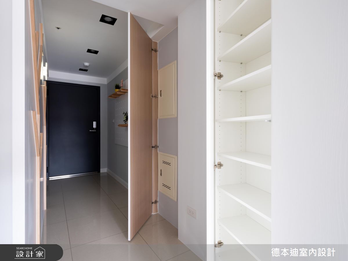 22坪預售屋＿北歐風玄關案例圖片＿德本迪室內設計有限公司＿德本迪_24之2
