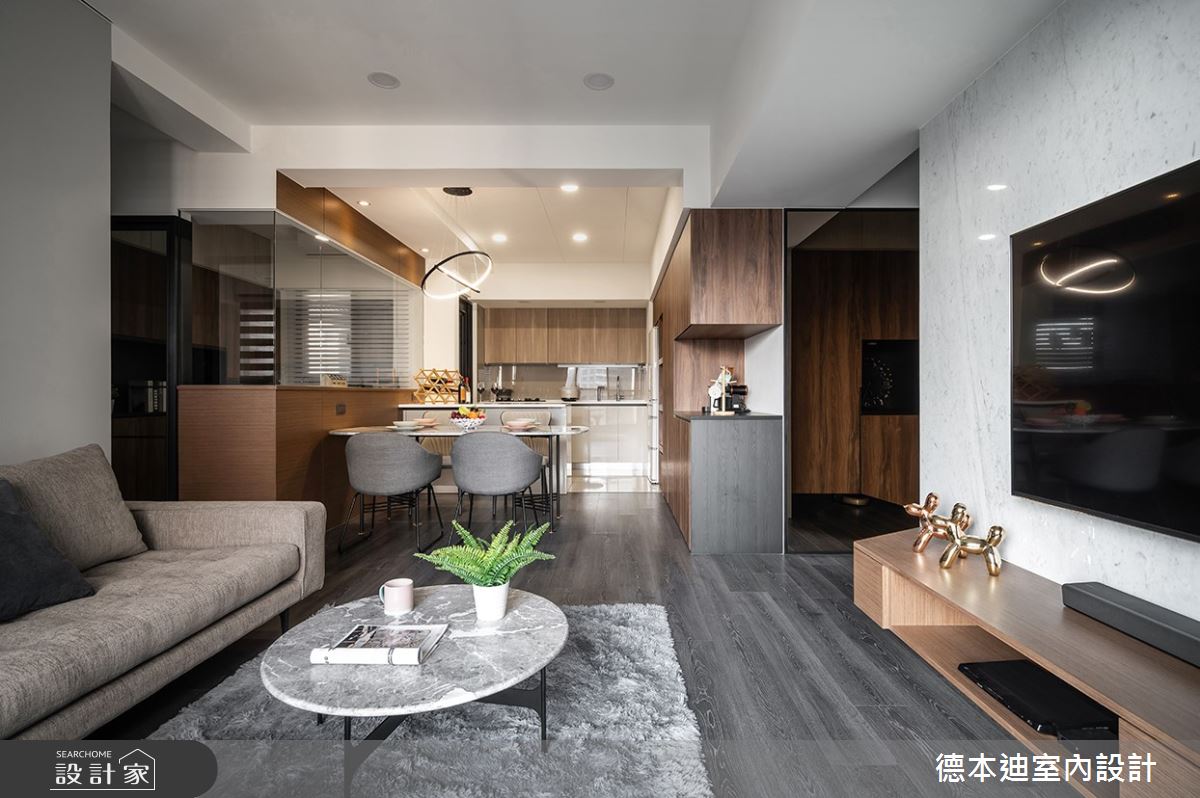 26坪預售屋＿現代風客廳餐廳廚房案例圖片＿德本迪室內設計有限公司＿德本迪_32之6