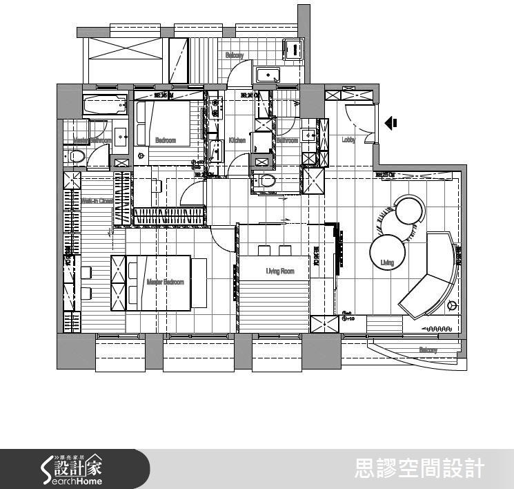 30坪新成屋(5年以下)＿混搭風案例圖片＿思謬空間設計有限公司＿思謬_05之22