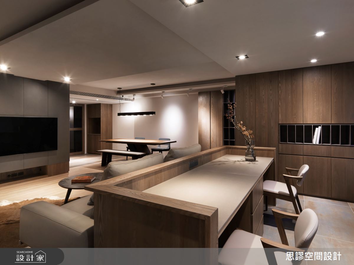 35坪新成屋(5年以下)＿簡約風客廳書房案例圖片＿思謬空間設計有限公司＿思謬_10之8