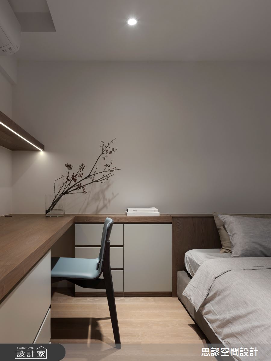 35坪新成屋(5年以下)＿簡約風臥室案例圖片＿思謬空間設計有限公司＿思謬_10之15