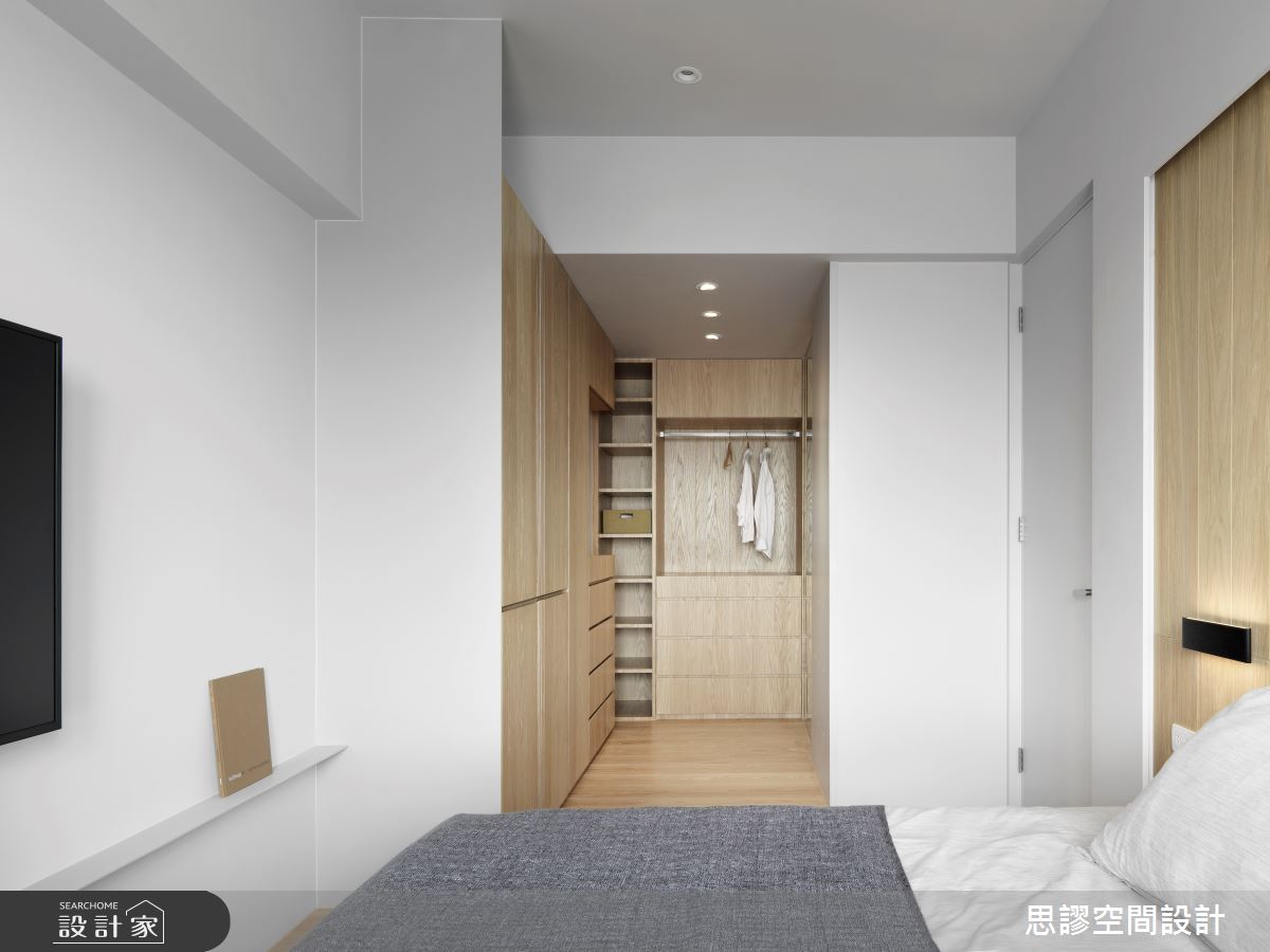 18坪新成屋(5年以下)＿簡約風臥室更衣間案例圖片＿思謬空間設計有限公司＿思謬_11之14