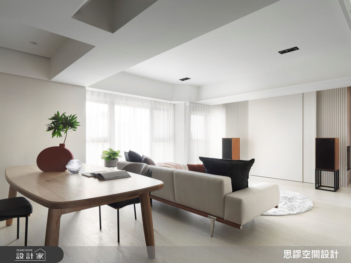 32坪新成屋(5年以下)＿簡約風客廳餐廳案例圖片＿思謬空間設計有限公司＿思謬_15之7