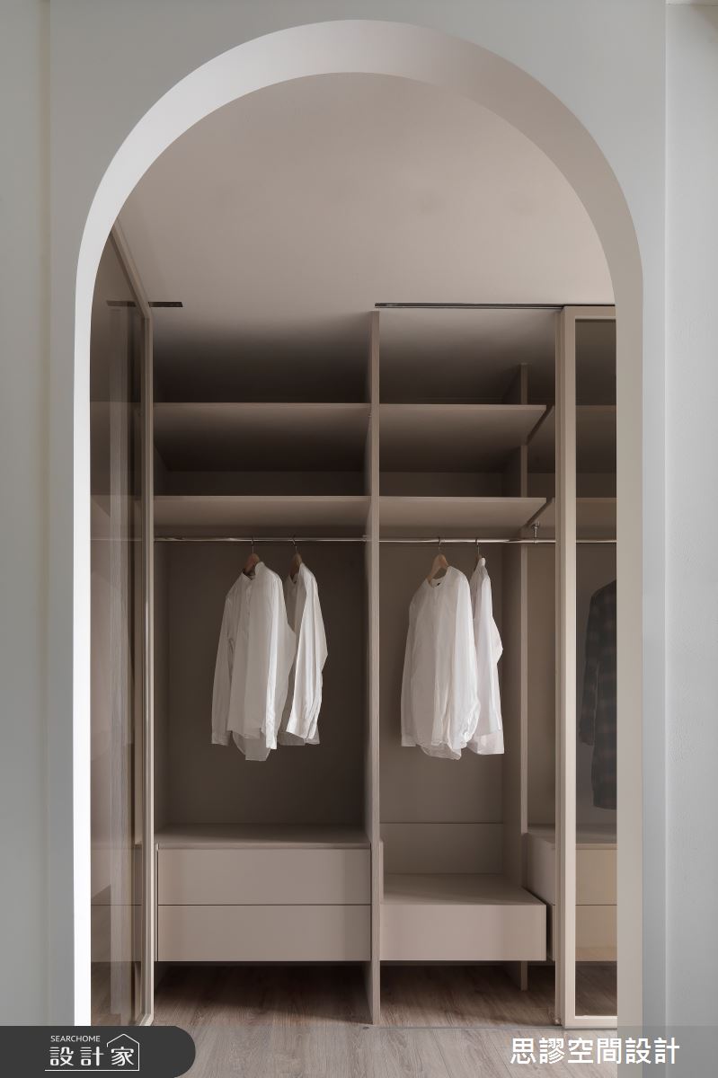 25坪新成屋(5年以下)＿簡約風更衣間案例圖片＿思謬空間設計有限公司＿思謬_20之21