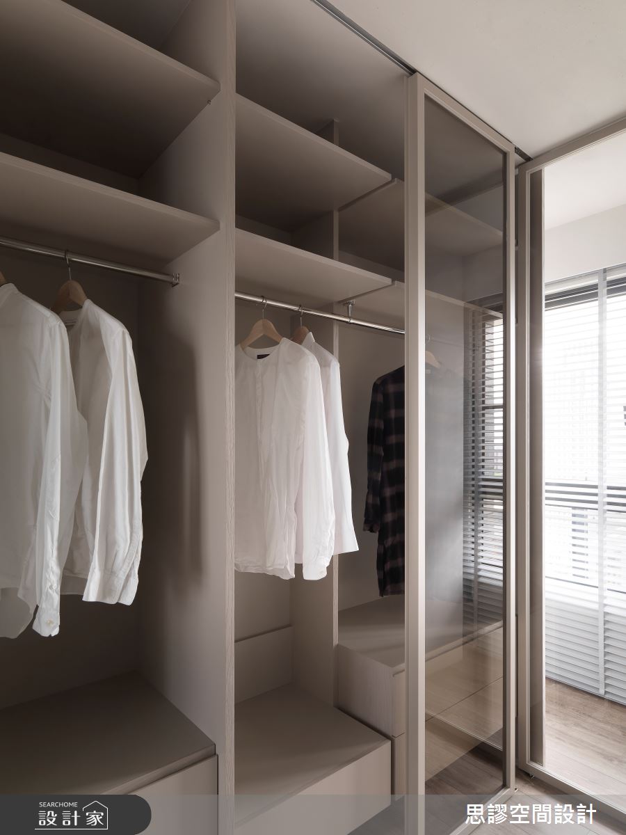 25坪新成屋(5年以下)＿簡約風更衣間案例圖片＿思謬空間設計有限公司＿思謬_20之22