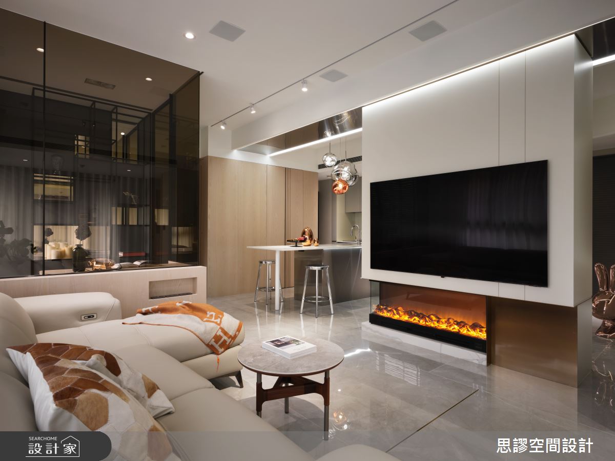 26坪毛胚屋＿混搭風客廳餐廳吧檯中島案例圖片＿思謬空間設計有限公司＿思謬_28之14