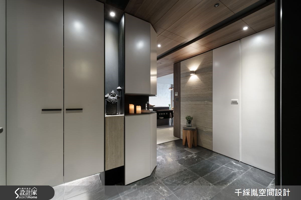 42坪新成屋(5年以下)＿混搭風玄關案例圖片＿千綵胤空間設計ＸDec1/2 DECO 全屋設計團隊＿千綵胤_01之1