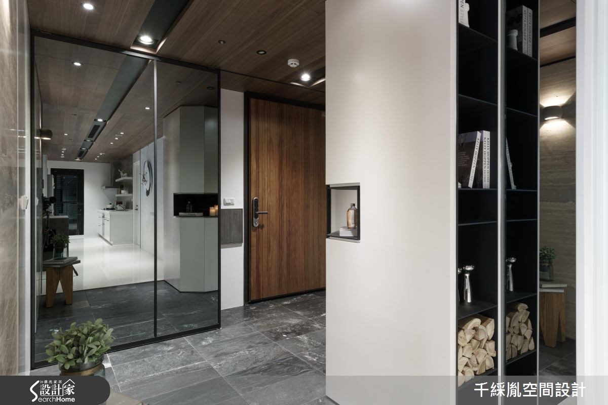 42坪新成屋(5年以下)＿混搭風玄關案例圖片＿千綵胤空間設計ＸDec1/2 DECO 全屋設計團隊＿千綵胤_01之2