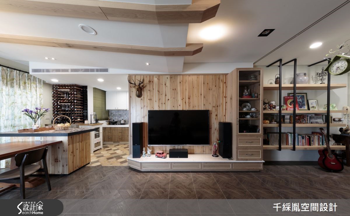 45坪老屋(16~30年)＿鄉村風客廳案例圖片＿千綵胤空間設計ＸDec1/2 DECO 全屋設計團隊＿千綵胤_04之3