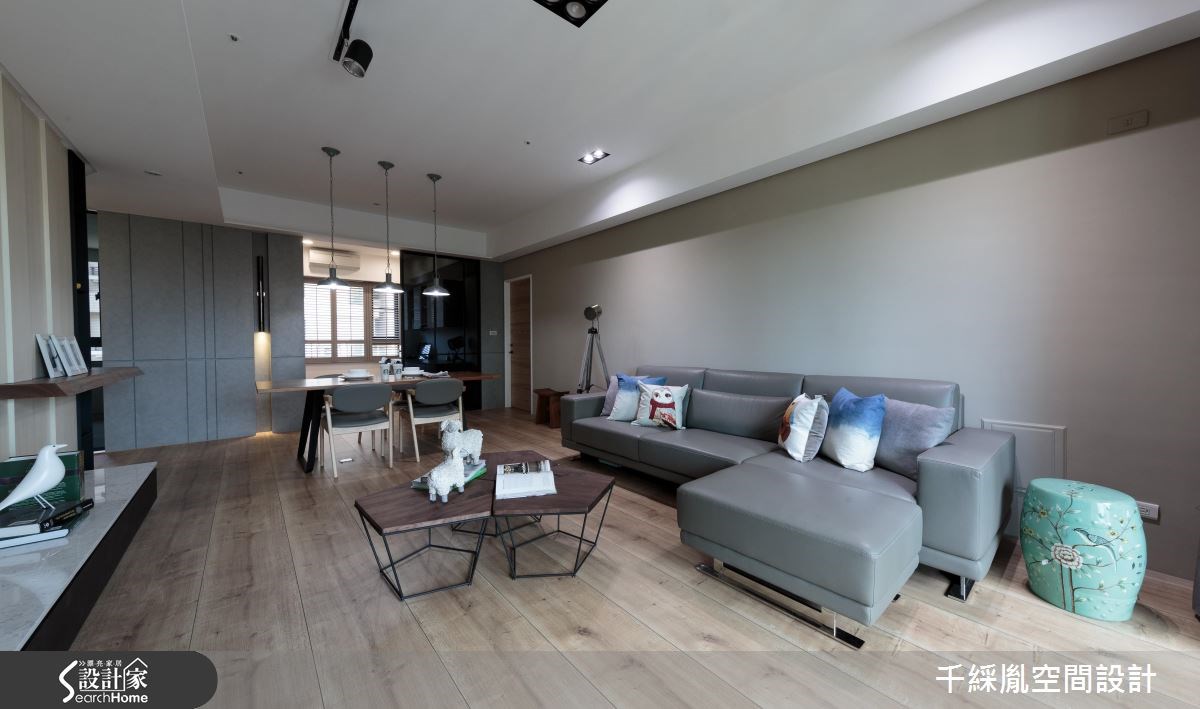 40坪中古屋(5~15年)＿混搭風客廳案例圖片＿千綵胤空間設計ＸDec1/2 DECO 全屋設計團隊＿千綵胤_06之5
