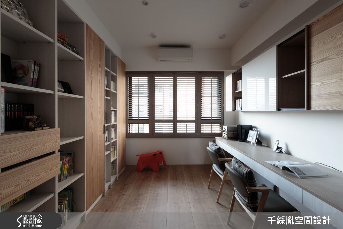 40坪中古屋(5~15年)＿混搭風書房案例圖片＿千綵胤空間設計ＸDec1/2 DECO 全屋設計團隊＿千綵胤_06之15