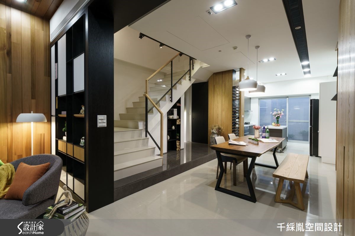 53坪新成屋(5年以下)＿混搭風餐廳樓梯案例圖片＿千綵胤空間設計ＸDec1/2 DECO 全屋設計團隊＿千綵胤_07之10