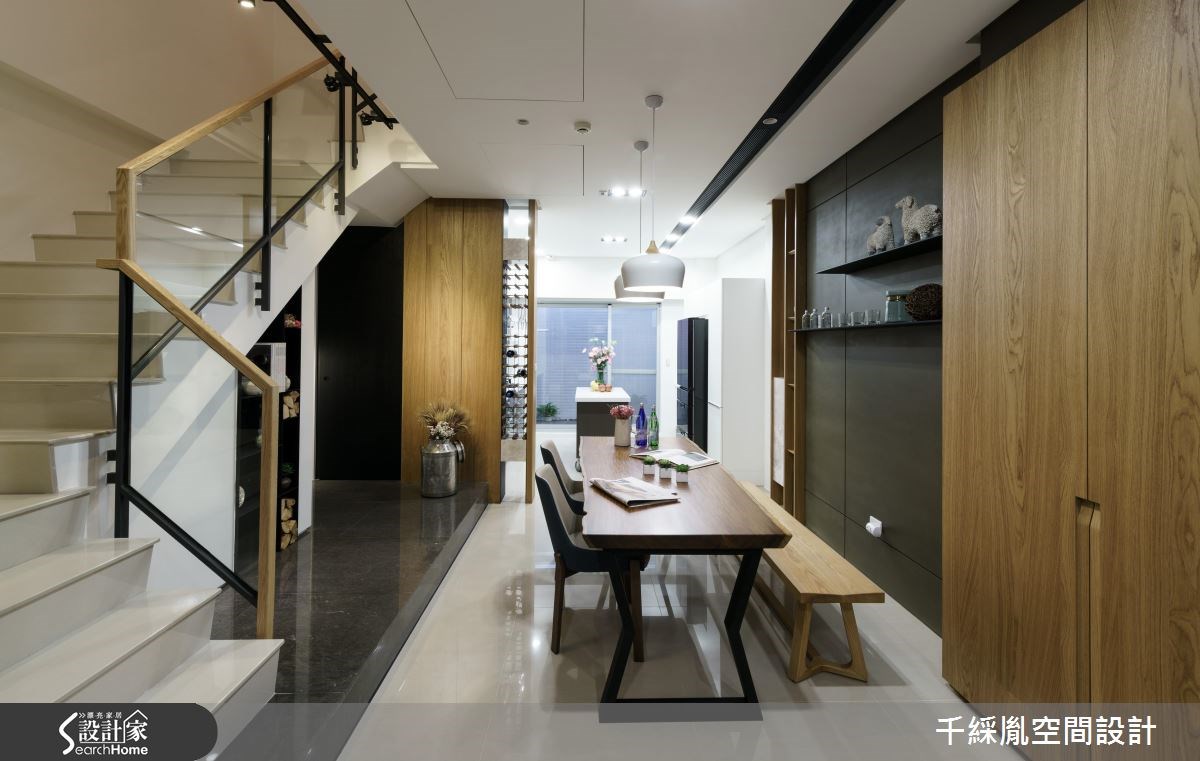 53坪新成屋(5年以下)＿混搭風餐廳樓梯案例圖片＿千綵胤空間設計ＸDec1/2 DECO 全屋設計團隊＿千綵胤_07之11