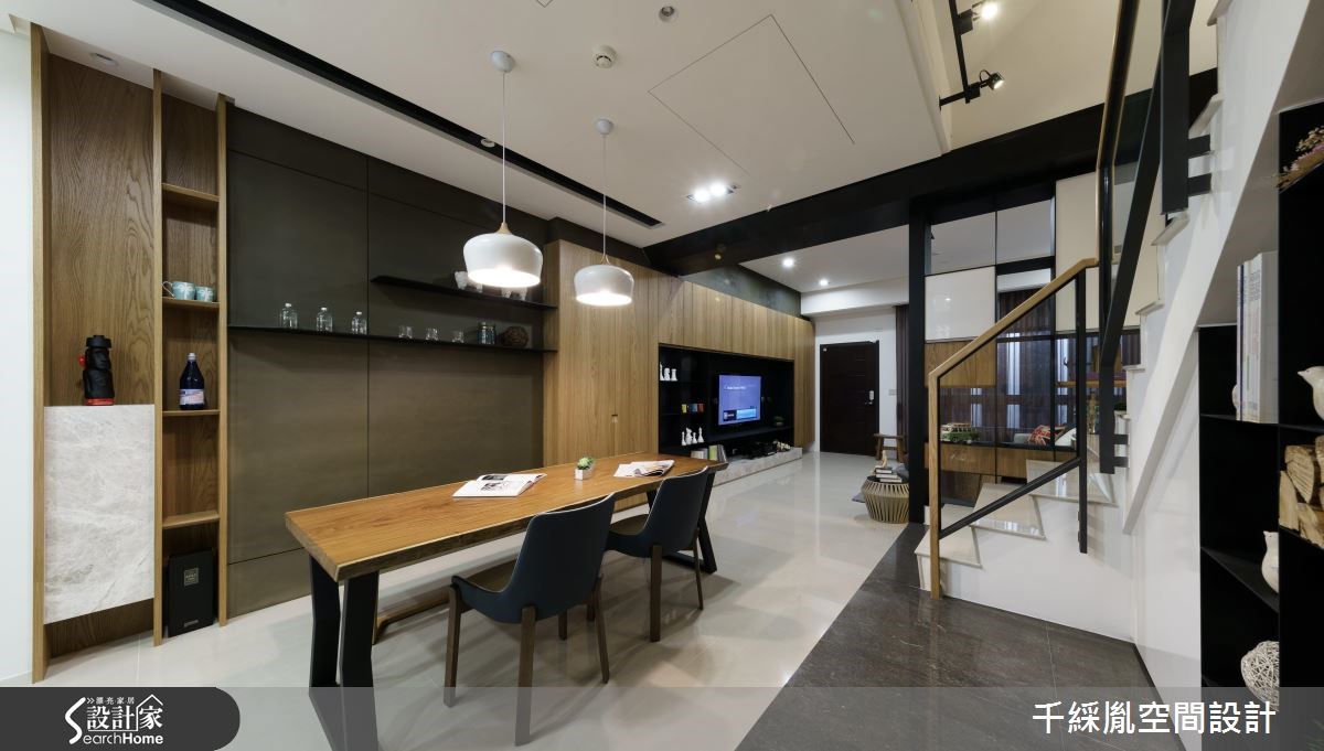 53坪新成屋(5年以下)＿混搭風餐廳樓梯案例圖片＿千綵胤空間設計ＸDec1/2 DECO 全屋設計團隊＿千綵胤_07之12