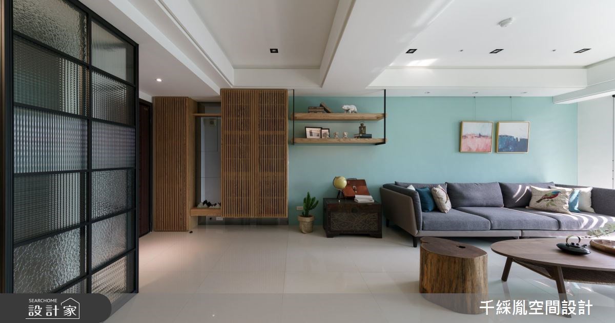 45坪新成屋(5年以下)＿混搭風客廳案例圖片＿千綵胤空間設計ＸDec1/2 DECO 全屋設計團隊＿千綵胤_10之3