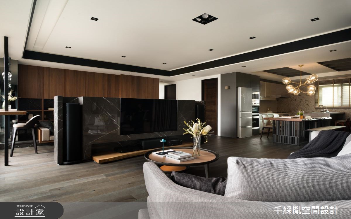 60坪新成屋(5年以下)＿混搭風客廳案例圖片＿千綵胤空間設計ＸDec1/2 DECO 全屋設計團隊＿千綵胤_11之2
