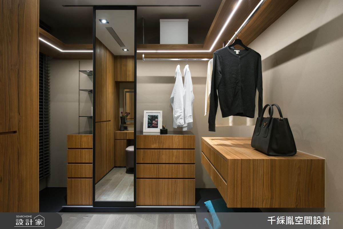 60坪新成屋(5年以下)＿混搭風更衣間案例圖片＿千綵胤空間設計ＸDec1/2 DECO 全屋設計團隊＿千綵胤_11之16