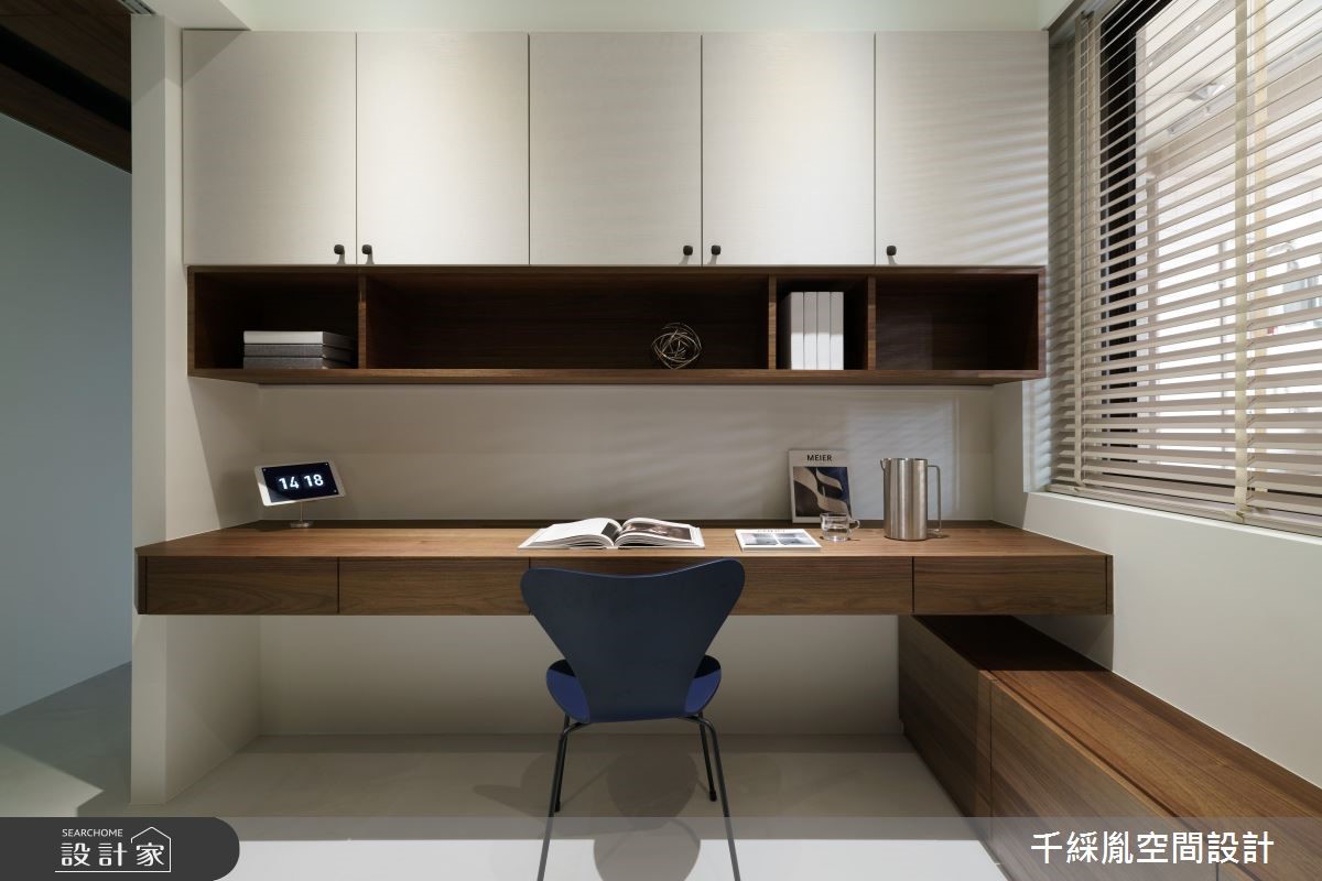 60坪新成屋(5年以下)＿現代風書房案例圖片＿千綵胤空間設計ＸDec1/2 DECO 全屋設計團隊＿千綵胤_15之10