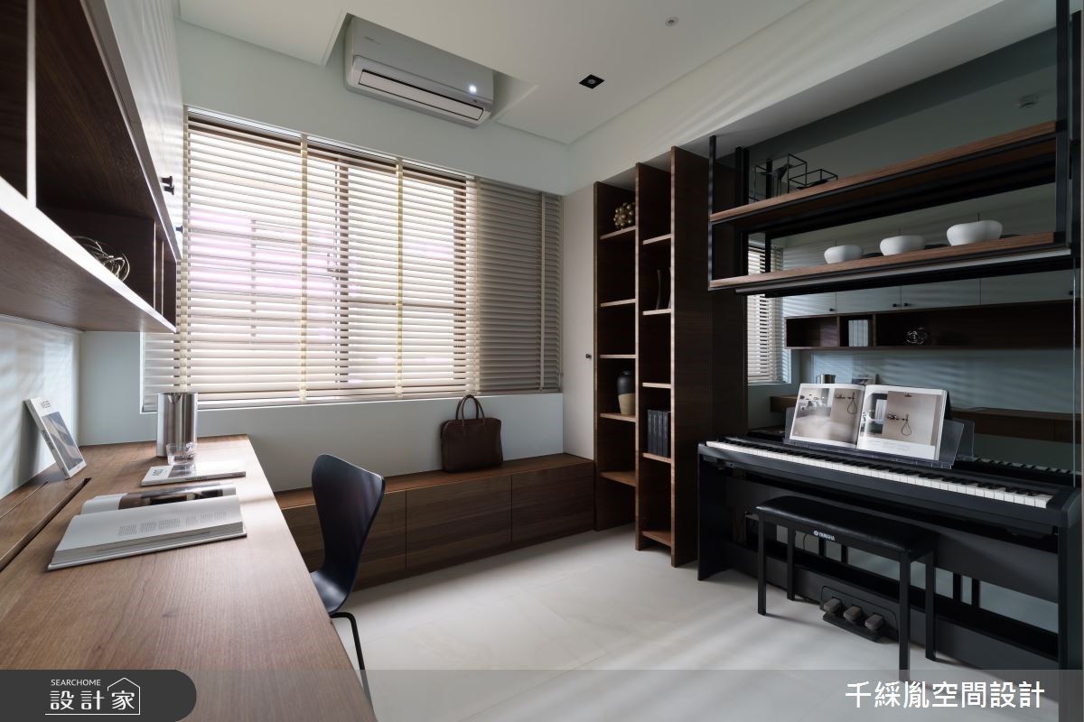 60坪新成屋(5年以下)＿現代風書房案例圖片＿千綵胤空間設計ＸDec1/2 DECO 全屋設計團隊＿千綵胤_15之9