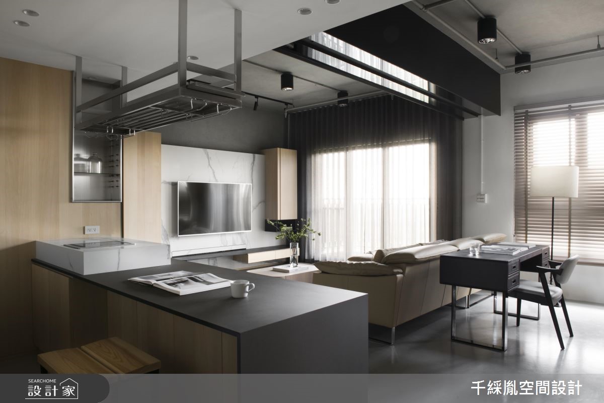 35坪新成屋(5年以下)＿現代風客廳案例圖片＿千綵胤空間設計ＸDec1/2 DECO 全屋設計團隊＿千綵胤_16之14